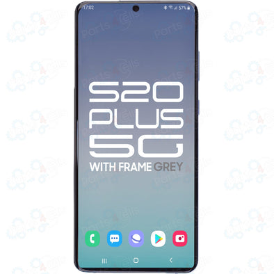 Samsung S20 Plus 5G LCD with Touch + Frame Cosmic Grey SBI