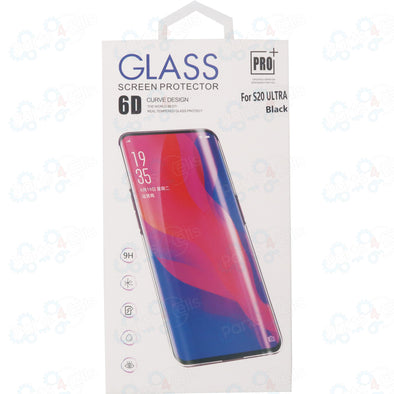 Samsung S20 Ultra 6D Tempered Glass Full Cover | Genuine