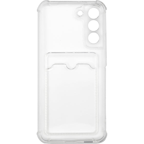 Brilliance LUX Samsung S22 Plus Anti-Drop Card Holder Case Clear