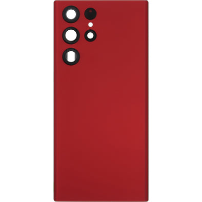 Samsung S22 Ultra 5G Back door With Camera Lens Red