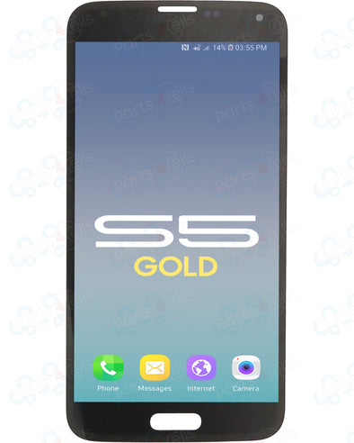 Samsung S5 LCD With Touch Gold