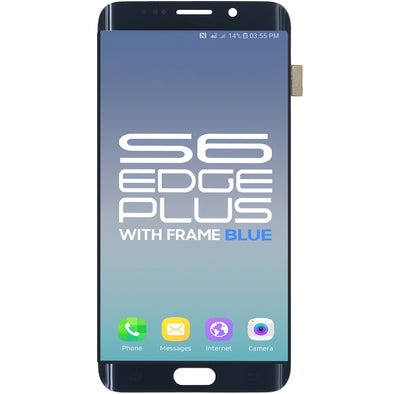 Samsung S6 Edge Plus LCD with Touch Blue