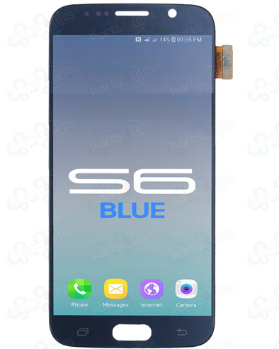 Samsung S6 LCD With Touch Blue