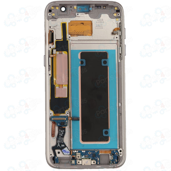 Samsung S7 Edge LCD With Touch + Frame Gold