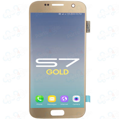 Samsung S7 LCD With Touch Gold