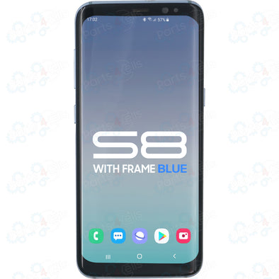 Samsung S8 LCD With Touch + Frame Coral Blue