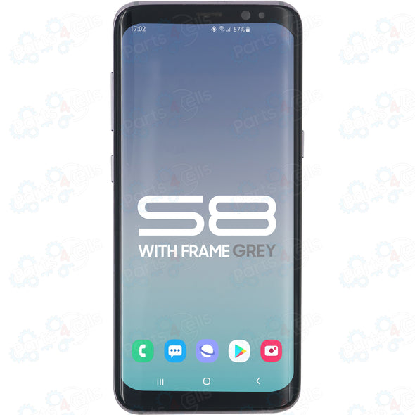Samsung S8 LCD With Touch + Frame Grey