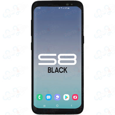 Samsung S8 LCD With Touch + Frame Black SBI