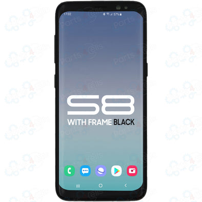 Samsung S8 LCD With Touch + Frame Black