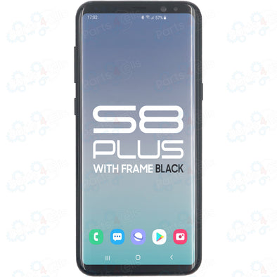 Samsung S8 Plus LCD With Touch + Frame Black