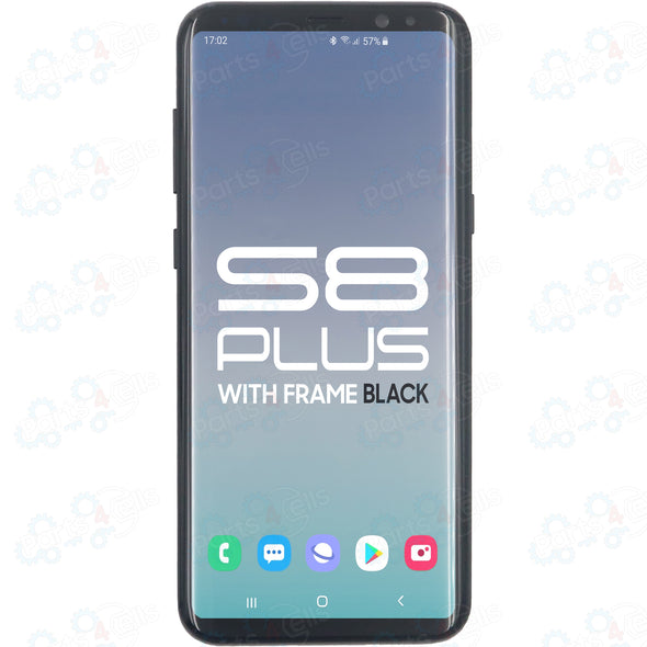 Samsung S8 Plus LCD With Touch + Frame Black