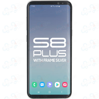 Samsung S8 Plus LCD with Touch + Frame Silver