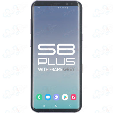 Samsung S8 Plus LCD With Touch + Frame Grey SERVICE PACK