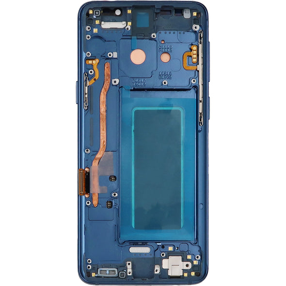 Samsung S9 LCD With Touch + Frame Coral Blue