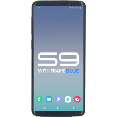 Samsung S9 LCD With Touch + Frame Blue SBI