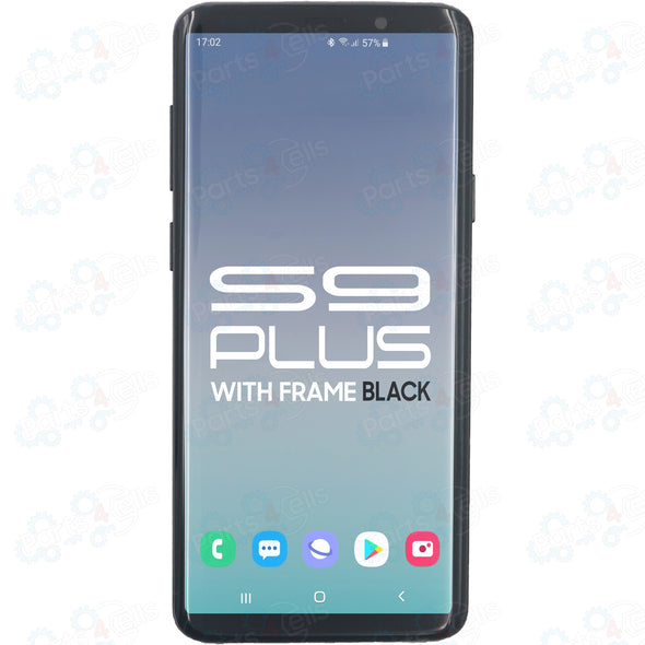 Samsung S9 Plus LCD with Touch + Frame Black SERVICE PACK