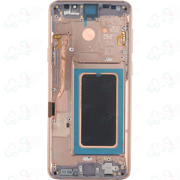 Samsung S9 Plus LCD with Touch + Frame Gold