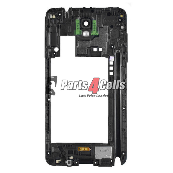Samsung Galaxy Note 3 Phone Back Frame N900V Black-Parts4Cells