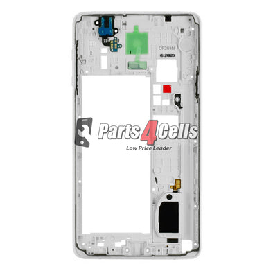 Samsung Note 4 Middle Frame CDMA White-Parts4Cells