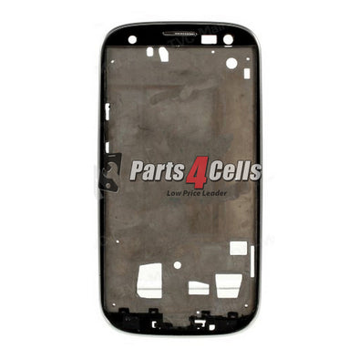 Samsung S3 LCD Frame T999, I747 Silver-Parts4Cells