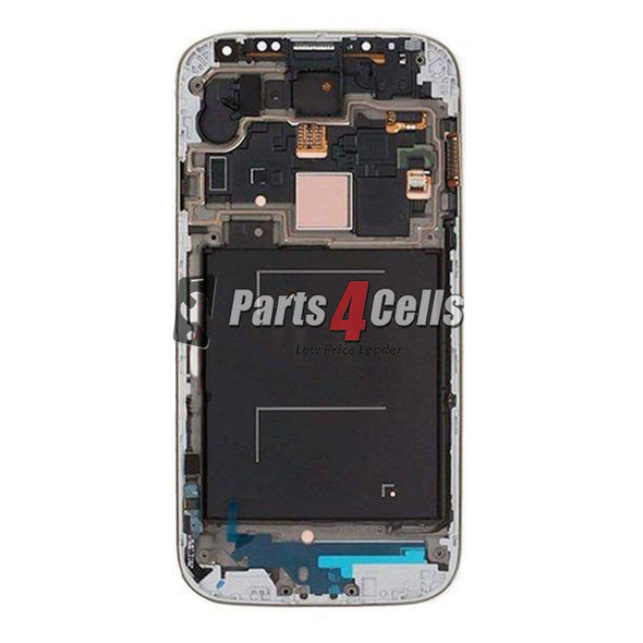 Samsung S4 LCD With Touch + Frame Red AT&T / T-Mobile-Parts4sells