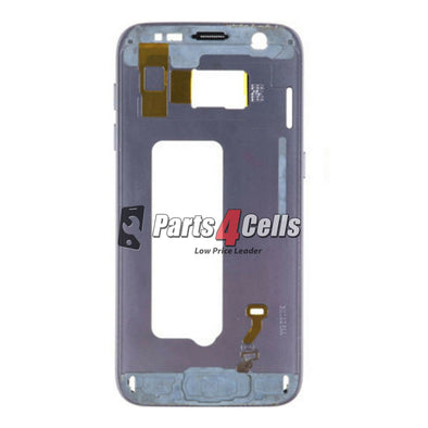 Samsung S7 Edge Middle Frame Blue - Frame Replacement