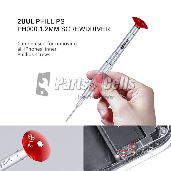 2UUL Everyday Screwdriver for Phone Repair - Phillips PH000 1.2mm