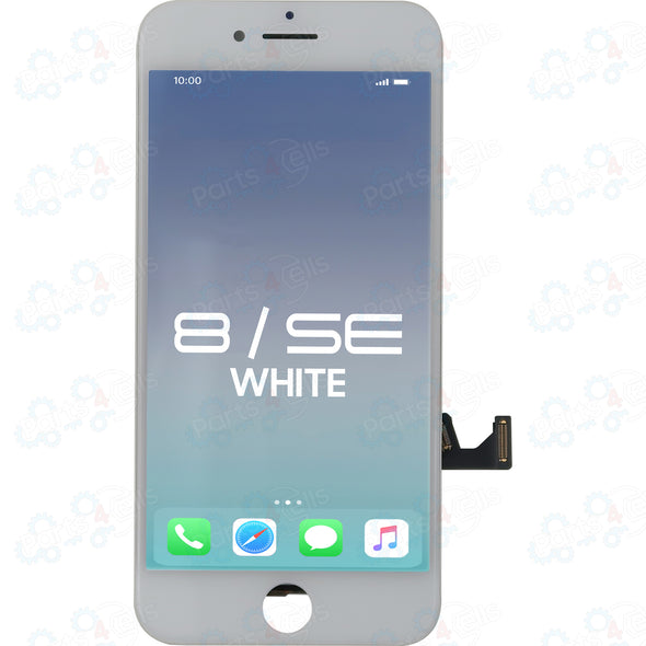 Brilliance iPhone 8 / SE (2020) LCD with Touch and Back Plate White
