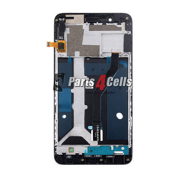 ZTE Z982 Blade Z Max LCD With Touch Black  Frame-Parts4Cells