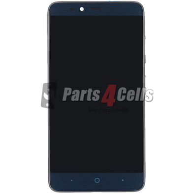 ZTE Z988 Grand X Max 2 LCD With Touch + Frame Blue