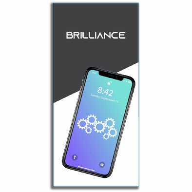 Brilliance iPhone 7 LCD with Touch And Back Plate White