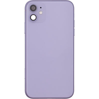 iPhone 11 Back Housing w/ Small Parts Purple (No Logo)