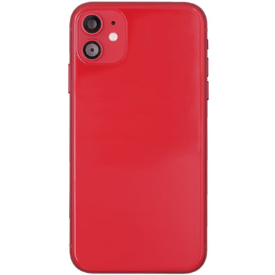 iPhone 11 Back Housing w/ Small Parts Red (No Logo)