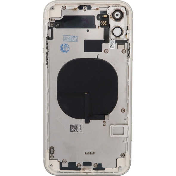 iPhone 11 Back Housing w/ Small Parts White (No Logo)