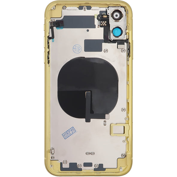 iPhone 11 Back Housing w/ Small Parts Yellow (No Logo)