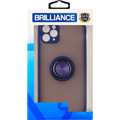 Brilliance LUX iPhone 11 PRO MAX Eagle Eye Skin Feeling Case Navy Blue