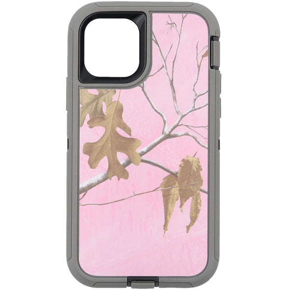 Brilliance HEAVY DUTY iPhone 11 Pro Camo Series Case Pink and Grey