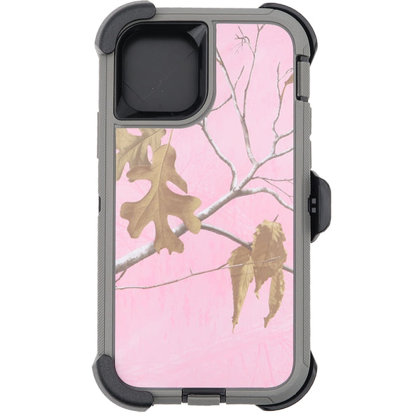 Brilliance HEAVY DUTY iPhone 11 Pro Camo Series Case Pink and Grey