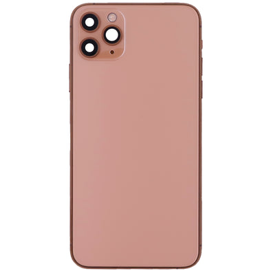 iPhone 11 Pro Back Housing w/ Small Parts Gold (No Logo)