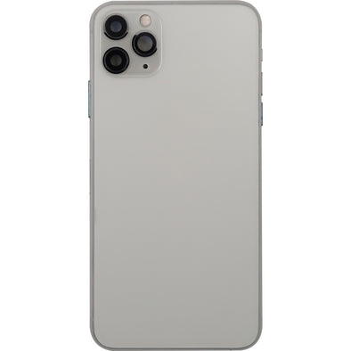 iPhone 11 Pro Max Back Housing w/ Small Parts White (No Logo)