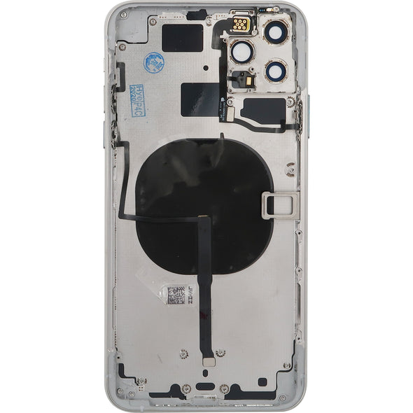iPhone 11 Pro Max Back Housing w/ Small Parts White (No Logo)
