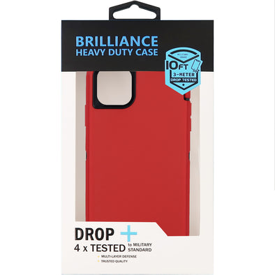 Brilliance HEAVY DUTY iPhone 11 Pro Max Pro Series Case Red
