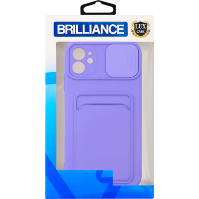 Brilliance LUX iPhone 11 Push window card case Lavander