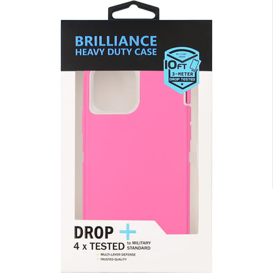 Brilliance HEAVY DUTY iPhone 12 / iPhone 12 Pro Pro Series Case Pink