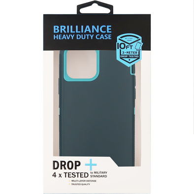 Brilliance HEAVY DUTY iPhone 12 / iPhone 12 Pro Pro Series Case Teal