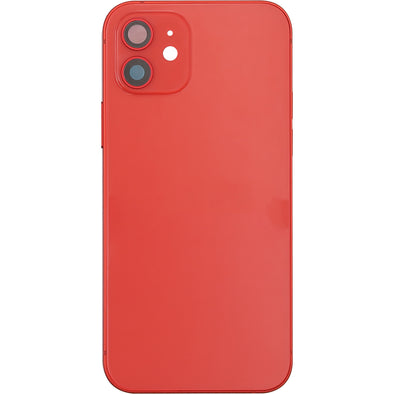 iPhone 12 Back Housing w/ Small Parts Red (No Logo)