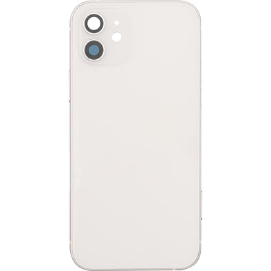 iPhone 12 Back Housing w/ Small Parts White (No Logo)