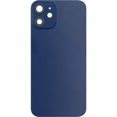 iPhone 12 Mini Back Glass Door w/ Camera Lens Blue (No Logo)