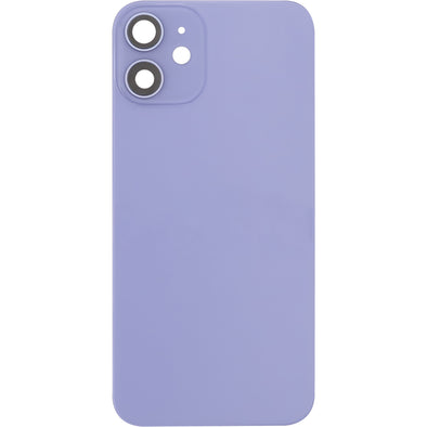 iPhone 12 Mini Back Glass Door w/ Camera Lens Purple (No Logo)