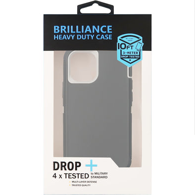 Brilliance HEAVY DUTY iPhone 12 Mini Pro Series Case Grey